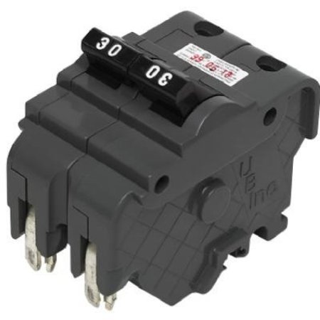 CONNECTICUT ELECTRIC Circuit Breaker, UBIF Thick Series 20A, 2 Pole, 120/240V AC VPKUBIF220N